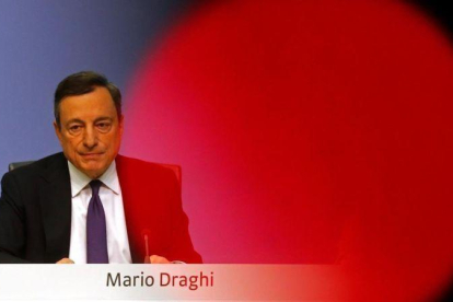 Mario Draghi, presidente del BCE.-EL PERIÓDICO
