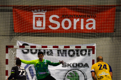 El portero del BM Soria Vicente González juega el Mundial este mes de enero. HDS