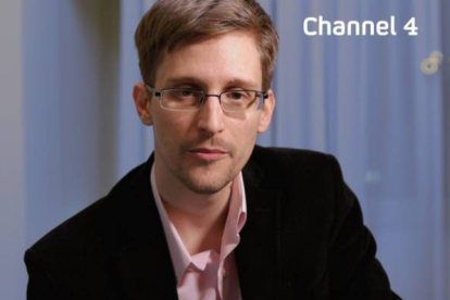 Edward Snowden, el pasado diciembre, durante una entrevista con el Canal 4 británico.-Foto: AFP / CHANNEL 4