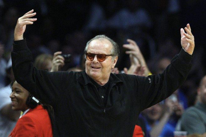 Jack Nicholson en una imagen de archivo en el día de su 75 cumpleaños en el Staples Center.-AP