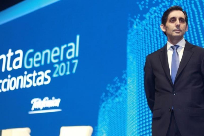 El presidente de Telefónica, Jose Maria Alvarez-Pallete-EFE / CESAR CABRERA