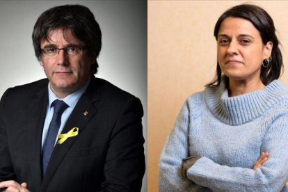 Carles Puigdemont y Anna Gabriel.-AGENCIAS