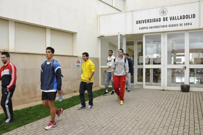 La práctica deportiva en el campus de Soria es superior a la de la región.-Valentín Guisande