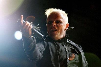 El británico Keith Flint, en un concierto de The Prodigy en junio del 2006.-REUTERS