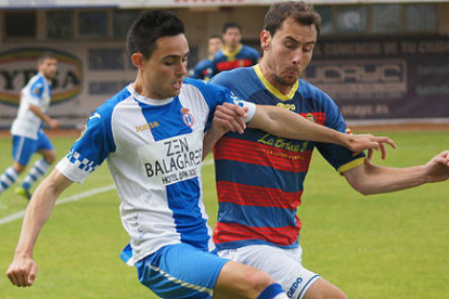 Ito en un partido del play off con el Avilés. / Real Avilés-
