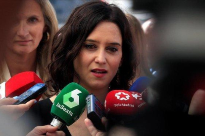Isabel Díaz Ayuso, presidenta de la Comunidad de Madrid.-EFE / FERNANDO ALVARADO