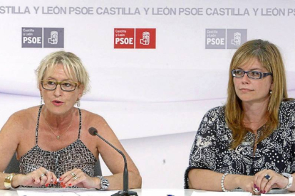 Isabel Gonzalo y Marta Olmedo informan sobre iniciativas socialistas en materia de Servicios Sociales-Ical
