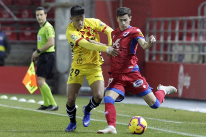 Nacho fue de los destacados en el partido del pasado domingo ante el Nástic.-Luis Ángel Tejedor