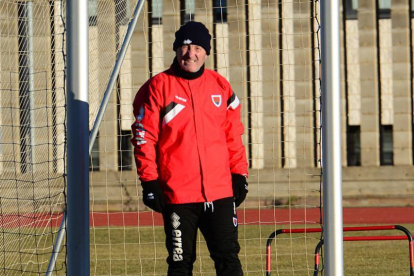 El entrenador del Numancia, Juan Antonio Anquela.-ÁLVARO MARTÍNEZ