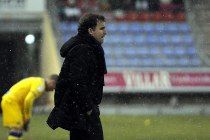 El Numancia de Arrasate firmaba en el partido ante el Alcorcón el decimocuarto empate de la temporada.-Diego Mayor