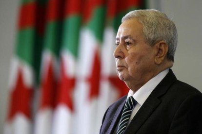 El presidente interino de Argelia, Abdelkader Bensala.-