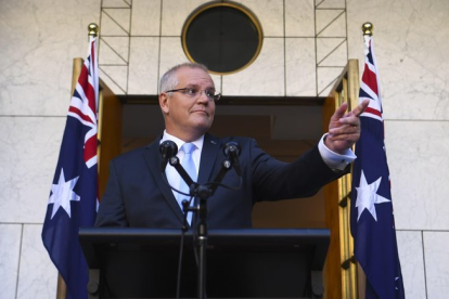 Scott Morrison, primer ministro de Australia.-EFE