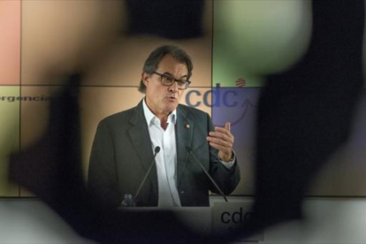 El expresidente de la Generalitat, Artur Mas.-FERRAN SENDRA