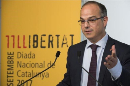 El portavoz del Govern, Jordi Turull.-ALBERT BERTRAN