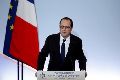 El presidente francés, François Hollande.-