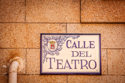 Calle Teatro o Del Teatro en Soria.