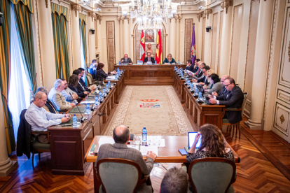 Sesión de la Diputación Provincial de Soria.
