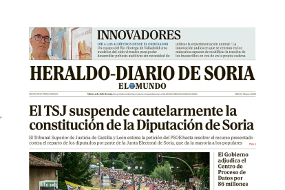 Portada de Heraldo-Diario de Soria del 4 de julio de 2023