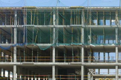 Construcción de viviendas en Soria.