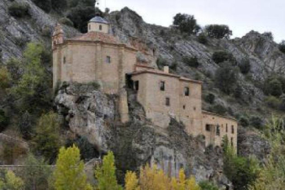 Imagen de la ermita de San Saturio.