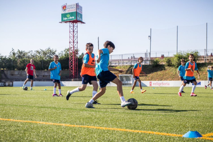 Un centenar de niños participa en los dos turnos del campus numantino.