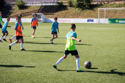 Un centenar de niños participa en los dos turnos del campus numantino.