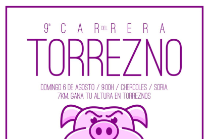 Cartel anunciador de la Carrera del Torrezno 2023.