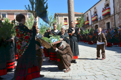 El ritual de la pinochada en Vinuesa