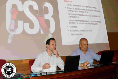 Rodrigo Gómez y José Eduardo Martínez, presidente y secretario, respectivamente, del CSB.