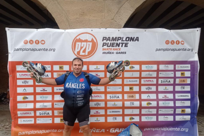 Daniel Sánchez completó los 42 kilómetros.