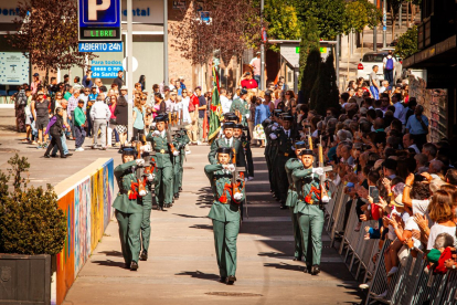 El desfile se celebró en el Día de la Hispanidad