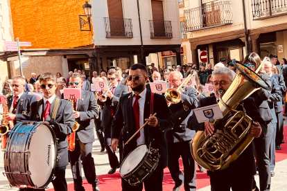 Celebración de la Guardia Civil en el día de la Virgen del Pilar en San Esteban.