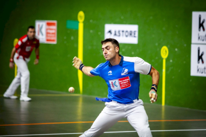 Peio Etxeberria y Jaka en el partido estrella de la exhibición