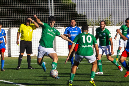 Imagen del partido disputado en el campo de San Andrés entre San José B y Abejar que concluyó con victoria local (1-0).