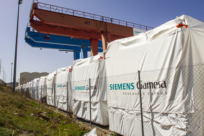 La planta de Gamesa en Ágreda cuenta con 270 empleados.