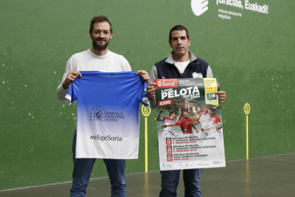 Manuel Salvador y Luis cabrerizo en la presentación del Open Ciudad de Soria.