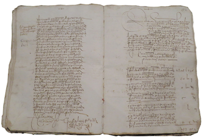 Libro de fábrica de la iglesia de San Román, extramuros de Medinaceli.