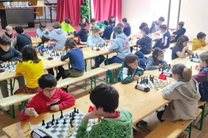 Imagen del torneo de ajedrez.