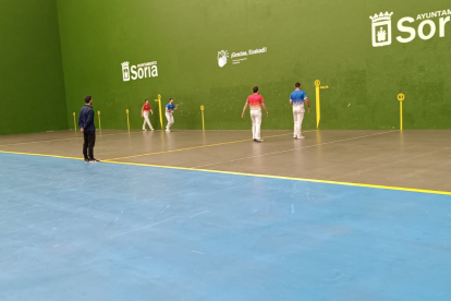 Imagen del Open Ciudad de Soria celebrado este domingo en su ronda de semifinales.