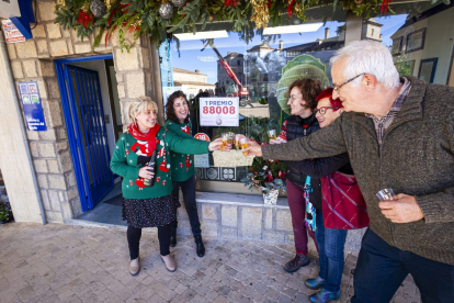 Así se vivió el sorteo de la Lotería de Navidad en Soria