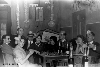 Cotillón de fin de año en 1963