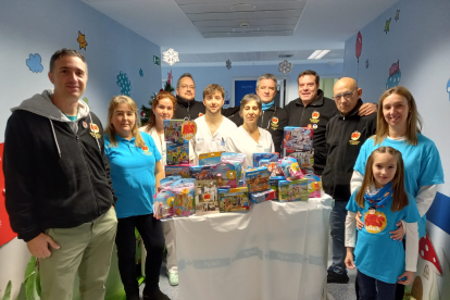 Donación de Aesclick a los niños hospitalizados en Soria.