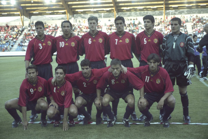 Primer partido internacional España Holanda sub 21