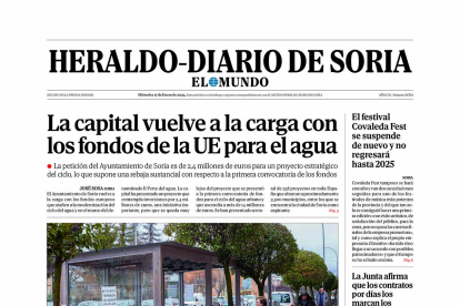 Portada de Heraldo Diario de Soria del 17 de enero de 2024.