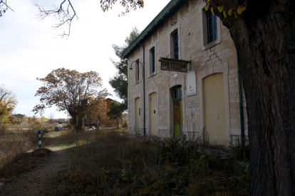 Estación de tren de San Esteban de Gormaz en una imagen de archivo.