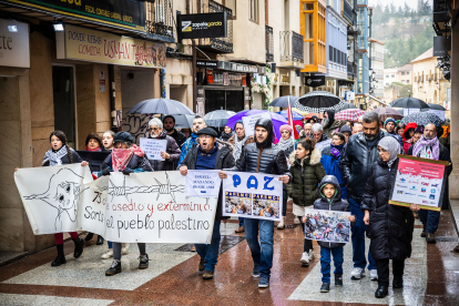 La manifestación discurrió entre la plaza Mayor y Mariano Granados.