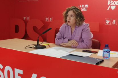 Judith Villar, procuradora del PSOE.