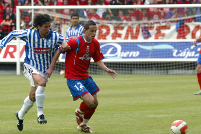 Beranger en la temporada 2007-2008 con el Numancia.
