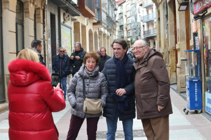 Visita de José María Aznar y Ana Botella a Soria.