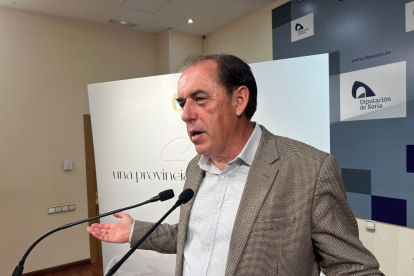 Benito Serrano, presidente de la Diputación de Soria.